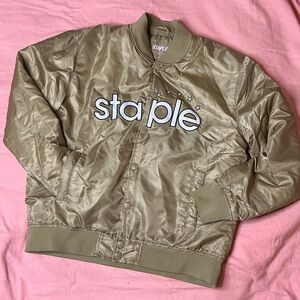 Staple Khaki Bomber Jacket